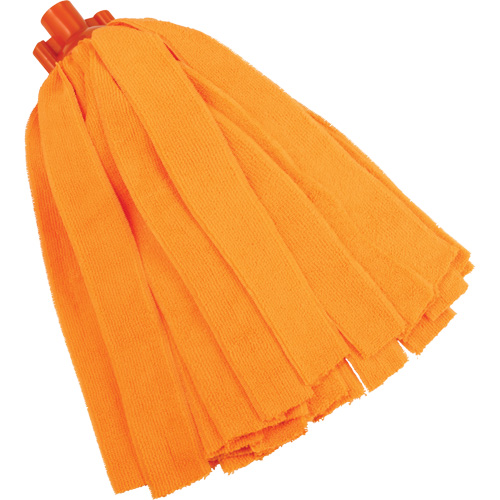 Socket Mop, Orange, Microfibre, Cut Style Sécurité Médic