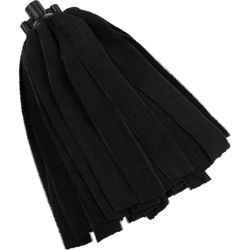 Socket Mop, Black, Microfibre, Cut Style Sécurité Médic