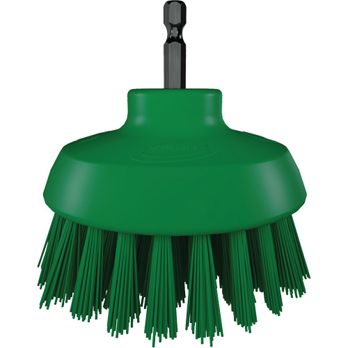 HyDrive Round Drill Brush, Extra Stiff Bristles, 3-1/10" Long, Green Sécurité Médic