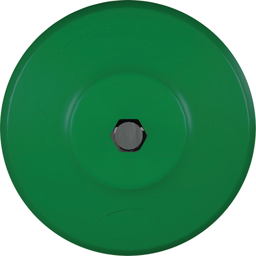 HyDrive Round Drill Brush, Extra Stiff Bristles, 3-1/10" Long, Green Sécurité Médic