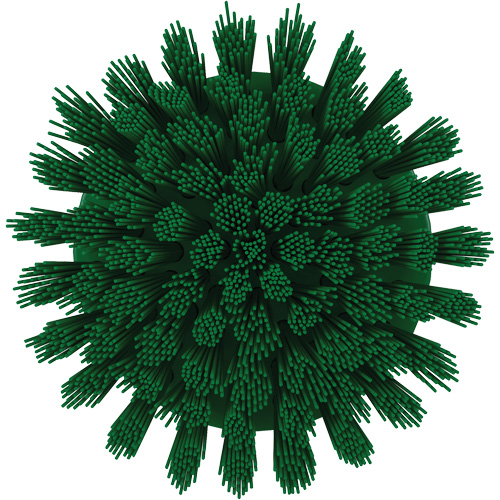 HyDrive Round Drill Brush, Extra Stiff Bristles, 3-1/10" Long, Green Sécurité Médic