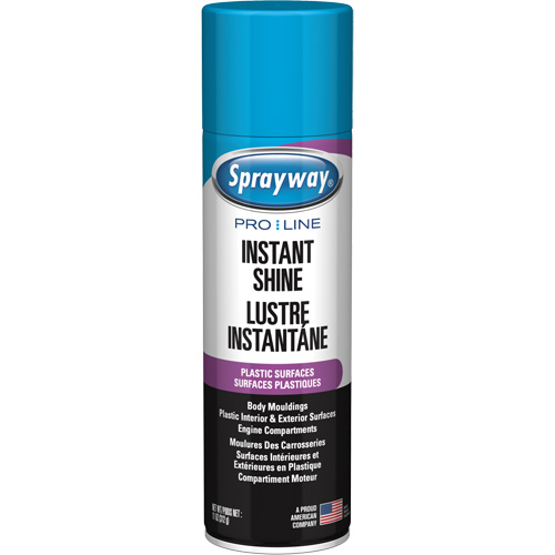 Pro Line Instant Shine for Plastic Surfaces, 11 oz., Aerosol Can Sécurité Médic