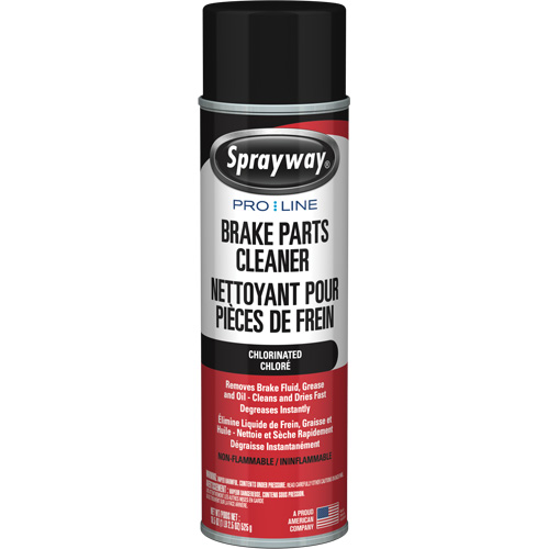 Nettoyant pour pi&egrave;ces de freins Pro Line avec tr&egrave;s faible teneur en COV, Canette a&eacute;rosol Sécurité Médic