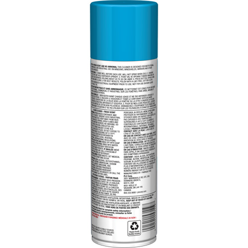Nettoyant pour vitres Pro Line sans ammoniaque, au parfum frais, 19 oz., Canette a&eacute;rosol Sécurité Médic