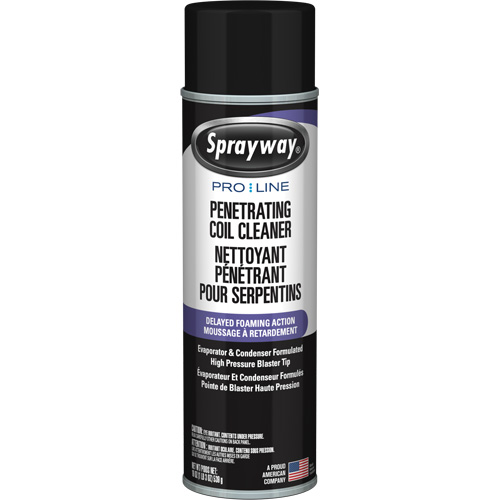 Pro Line Penetrating Coil Cleaner with Delayed Foaming Action, 19 oz., Aerosol Can Sécurité Médic