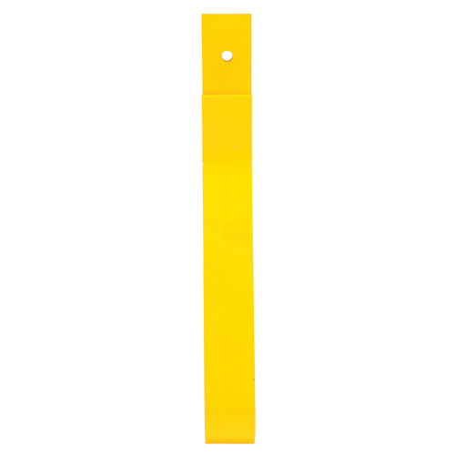Poteau de garde-corps, Acier, 10-3/4" lo x 24" h, Jaune Sécurité Médic