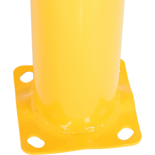 Bollard, Steel, 42" H x 5-1/2" W, Yellow Sécurité Médic