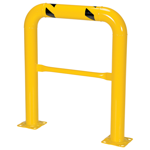 High Profile Machinery Guards, 3' W x 3.5' H, Yellow Sécurité Médic