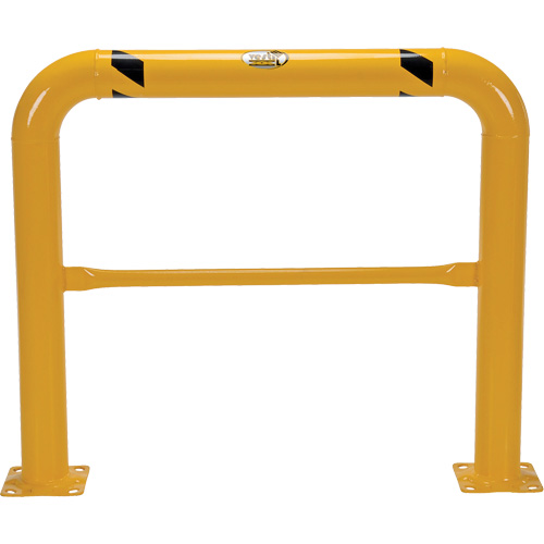 High Profile Machinery Guards, 4' W x 3.5' H, Yellow Sécurité Médic
