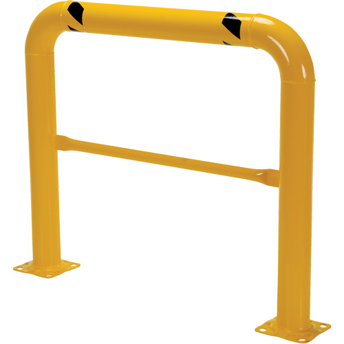 High Profile Machinery Guards, 4' W x 3.5' H, Yellow Sécurité Médic