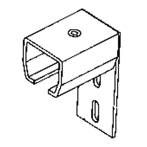 Curtain Partition Wall Mount End Connector Sécurité Médic