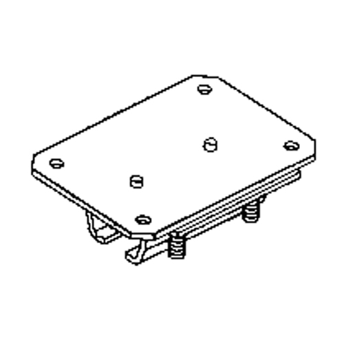 Ceiling Mount Curtain Partition Track Splicer Sécurité Médic