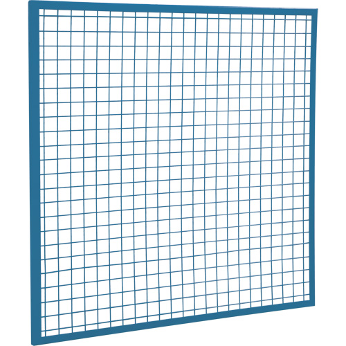 Wire Mesh Partition Components - Panels, 4' H x 4' W Sécurité Médic
