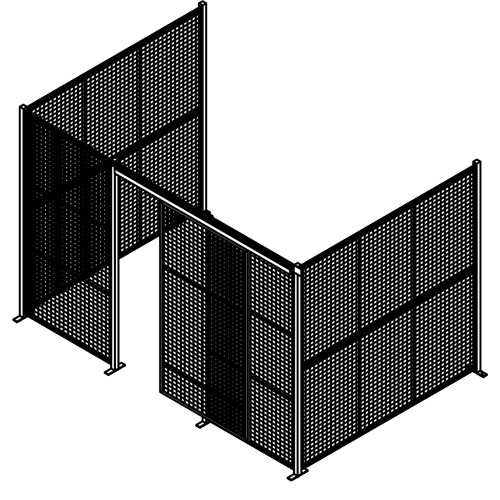 Wire Mesh Partition Kits Sécurité Médic