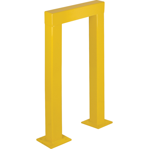 Barri&egrave;res de s&eacute;curit&eacute;, 2' la x 3,5' h, Jaune Sécurité Médic