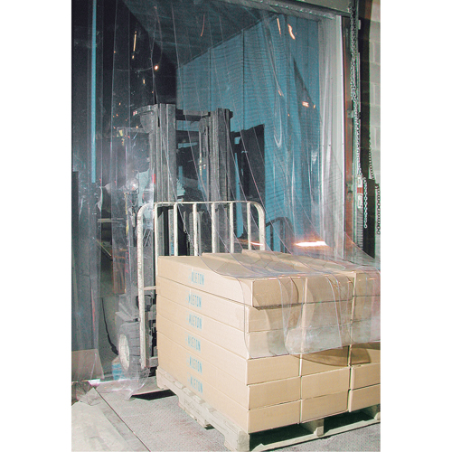 Strip Curtain Doors, 5' x 8' Door Opening, 8" Strip Width, 0.080" Strip Thickness Sécurité Médic