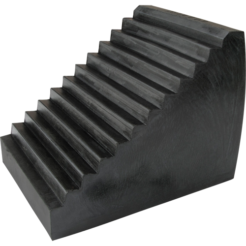 Cale de roue, 9-1/2" x 6-1/2" x 7-1/2", Noir Sécurité Médic
