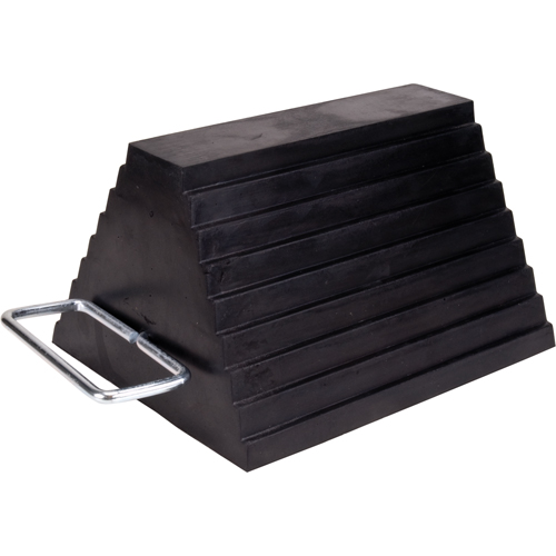 Wheel Chock, 9" x 8" x 6", Black Sécurité Médic