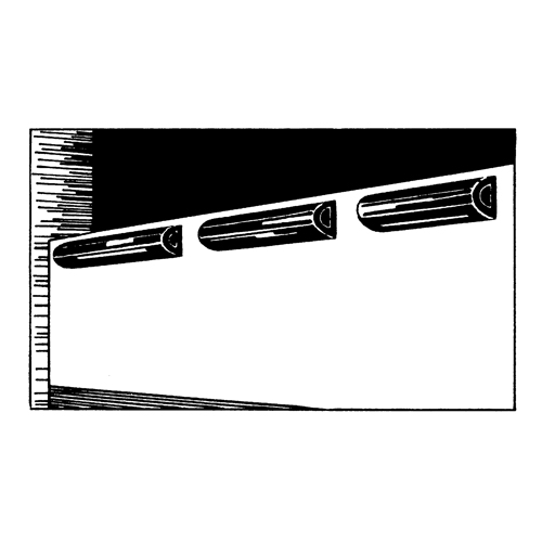 Extruded Rubber Dock Fenders, Rubber, 4-1/2" W x 12" L x 3-3/4" D Sécurité Médic