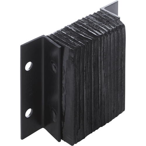 Laminated Dock Bumpers, Horizontal, Rubber, 12" W x 4" D x 10" H Sécurité Médic