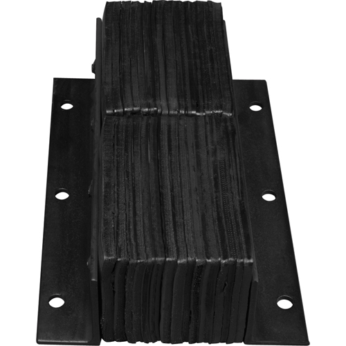 Laminated Dock Bumpers, Vertical, Rubber, 11" W x 9" D x 20" H Sécurité Médic