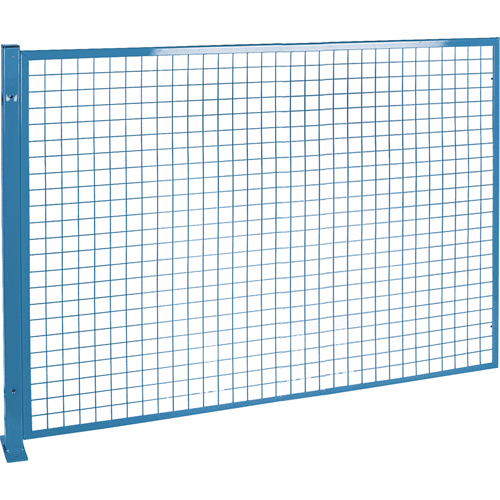Perimeter Guards - Mesh Style, 4' H x 8' W, Blue Sécurité Médic