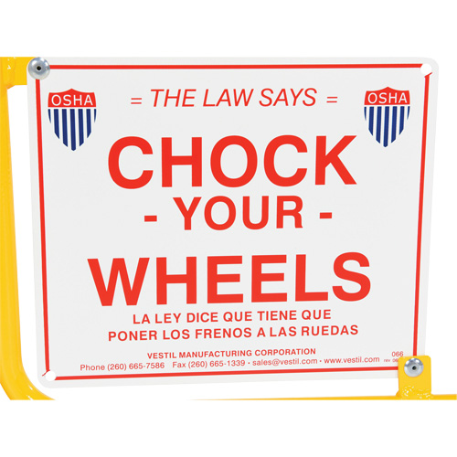 Cale &agrave; rail pour drapeau Sécurité Médic