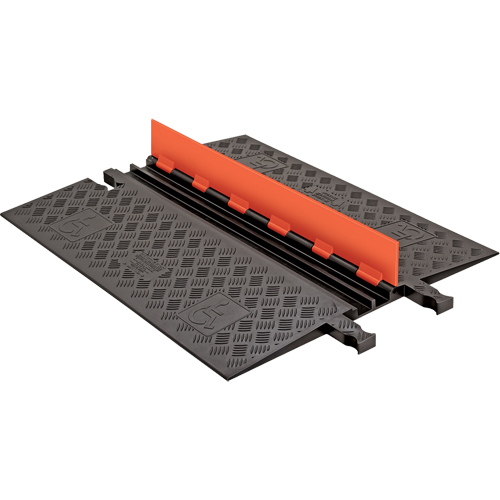 Guard Dog&reg; Low Profile ADA/DDA Cable Protector, 2 Channels, 36" L x 28.38" W x 1.25" H Sécurité Médic