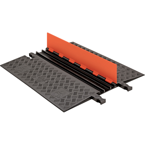 Guard Dog&reg; Low Profile ADA/DDA Cable Protector, 3 Channels, 36" L x 30.3" W x 1.25" H Sécurité Médic