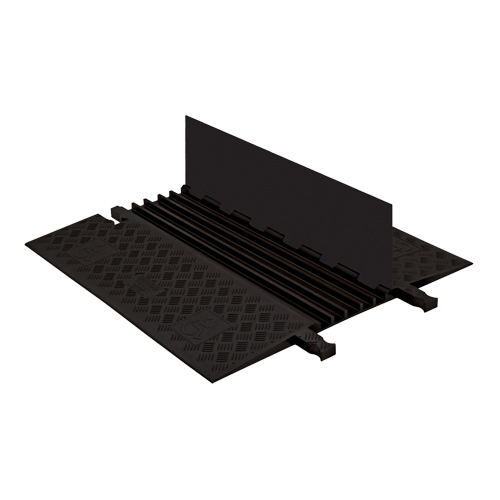Guard Dog&reg; Cable Protector, 5 Channels, 36" L x 33.3" W x 1.25" H Sécurité Médic