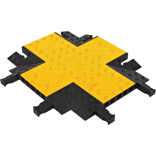 Yellow Jacket&reg; 5-Channel Heavy Duty Cable Protector - 4-Way Connector Sécurité Médic