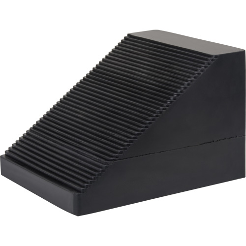 Cale de roue, 10-5/8" x 8-5/8 x 7", Noir Sécurité Médic