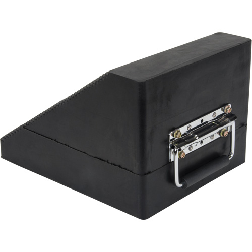 Cale de roue, 10-5/8" x 8-5/8 x 7", Noir Sécurité Médic