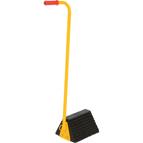 Ergo Handle Wheel Chock, 9-1/4" x 8" x 6", Black Sécurité Médic