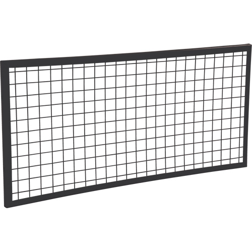 Wire Mesh Partition Panel, 2' H x 4' W Sécurité Médic