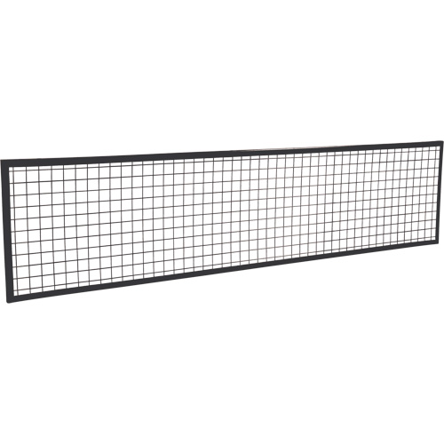 Wire Mesh Partition Panel, 2' H x 8' W Sécurité Médic