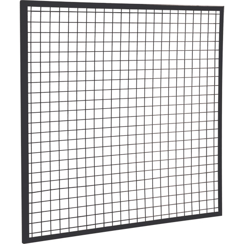 Wire Mesh Partition Panel, 4' H x 4' W Sécurité Médic