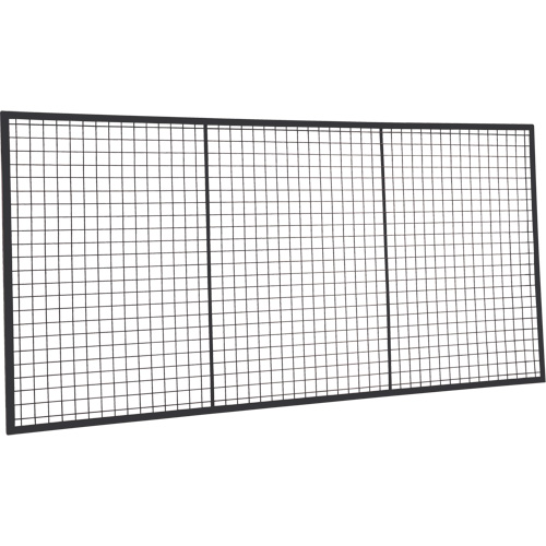 Wire Mesh Partition Panel, 4' H x 8' W Sécurité Médic