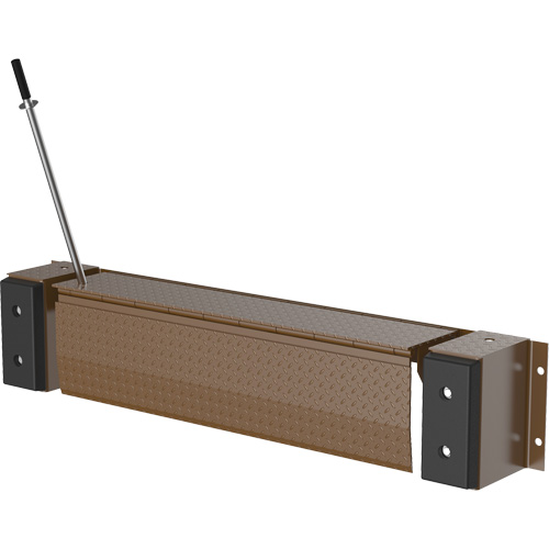 Mechanical Edge-O-Dock Leveler, 93" W, 66" Deck Width, 29" Span Sécurité Médic