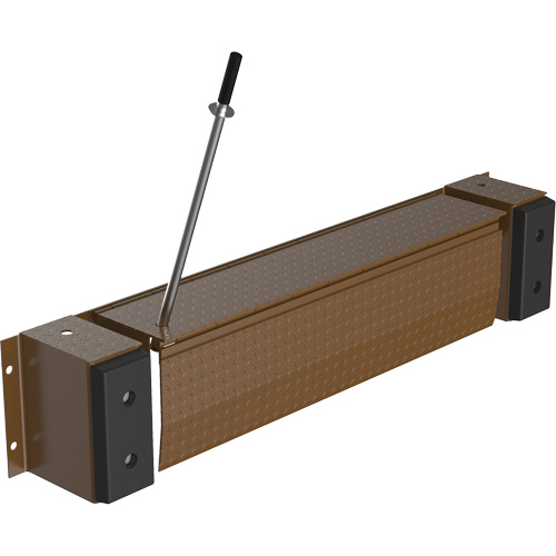 Mechanical Edge-O-Dock Leveler, 93" W, 66" Deck Width, 29" Span Sécurité Médic