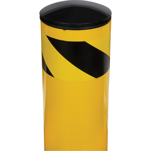 Butoir de s&eacute;curit&eacute;, Acier, 36" h x 5-1/2" la, Jaune Sécurité Médic