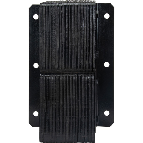 Laminated Dock Bumpers, Vertical, Rubber, 11" W x 6" D x 20" H Sécurité Médic