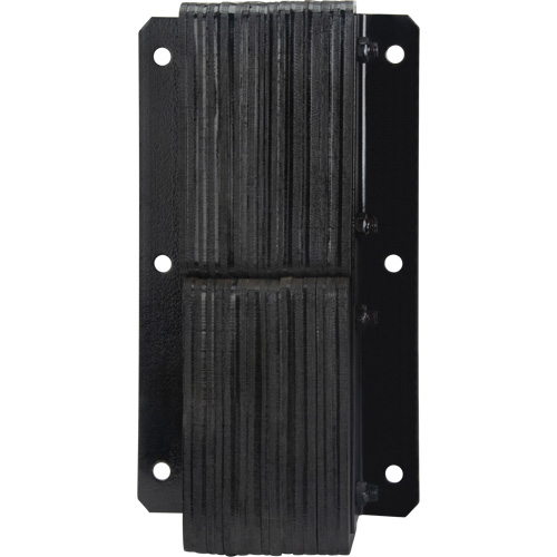 Laminated Dock Bumpers, Vertical, Rubber, 11" W x 4" D x 24" H Sécurité Médic