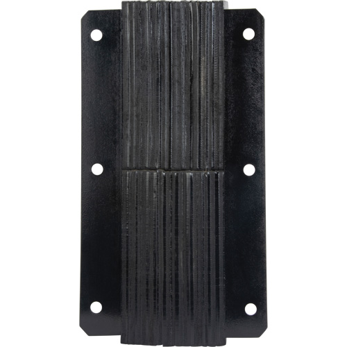 Laminated Dock Bumpers, Vertical, Rubber, 11" W x 4" D x 24" H Sécurité Médic