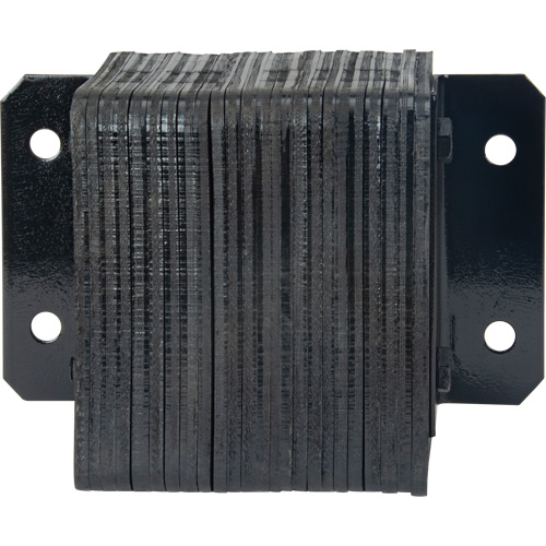 Laminated Dock Bumpers, Horizontal, Rubber, 12" W x 6" D x 10" H Sécurité Médic