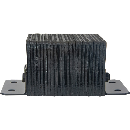 Laminated Dock Bumpers, Horizontal, Rubber, 12" W x 6" D x 10" H Sécurité Médic