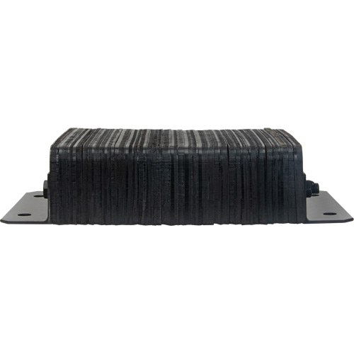 Butoirs de quai lamell&eacute;s, Horizontal, Caoutchouc, 18" la x 4" p x 12" h Sécurité Médic