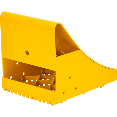 Cales-roue pour la glace, Acier, Jaune, 8-1/16" la x 10-5/8" p x 8-13/16" h Sécurité Médic