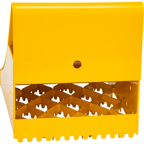 Cales-roue pour la glace, Acier, Jaune, 8-1/16" la x 10-5/8" p x 8-13/16" h Sécurité Médic