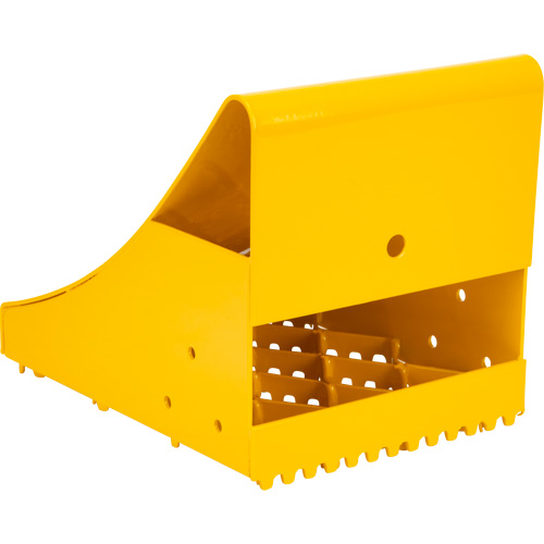 Cales-roue pour la glace, Acier, Jaune, 8-1/16" la x 10-5/8" p x 8-13/16" h Sécurité Médic